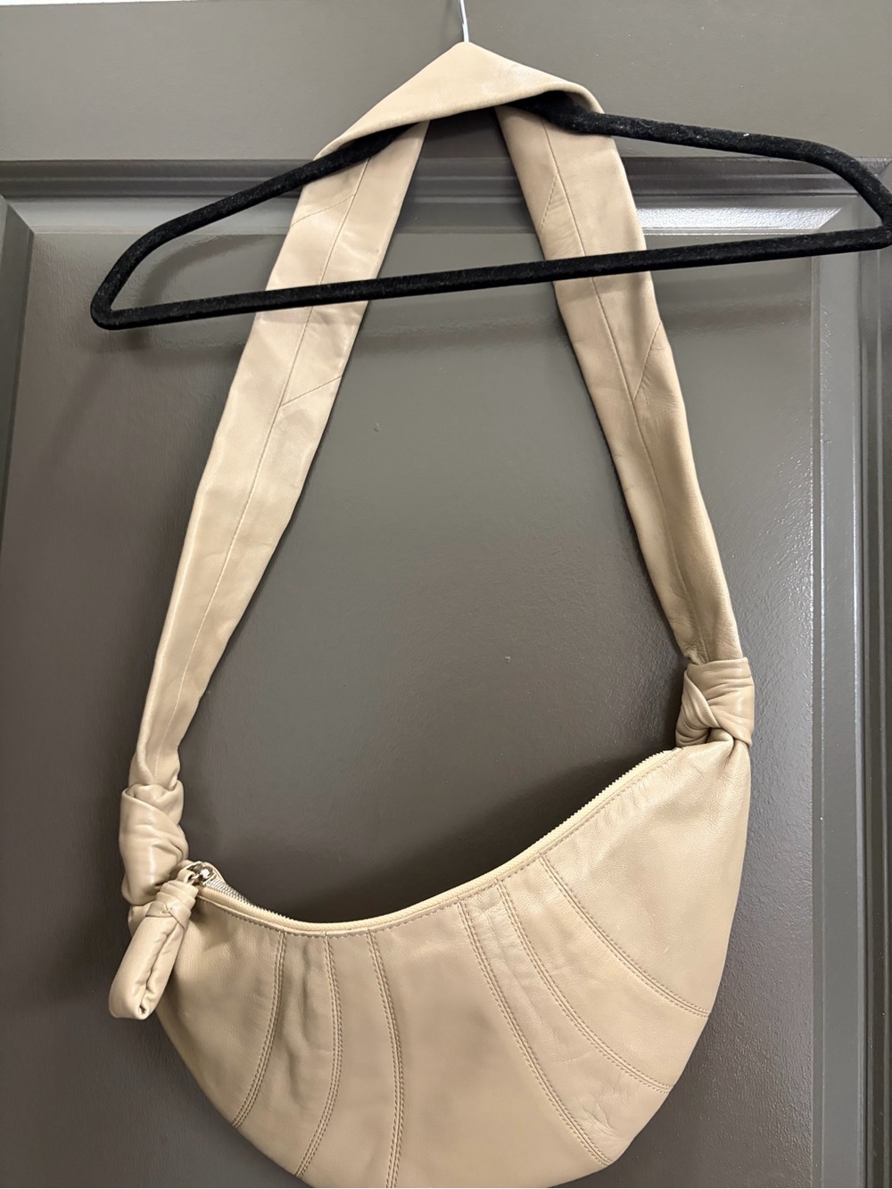 Lemaire small croissant bag - Beige - Picture 2 of 13
